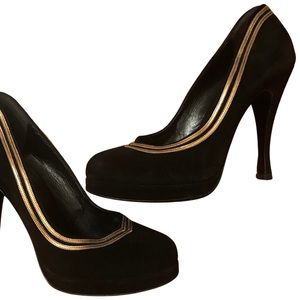 Balenciaga Black Platform Pumps, 39.5